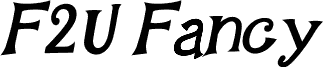 F2U Fancy Bold Italic