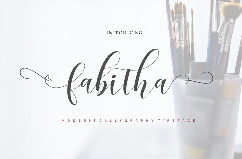 fabitha Schriftart