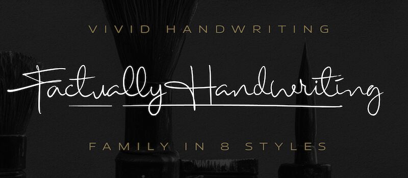 Factually Handwriting Carattere