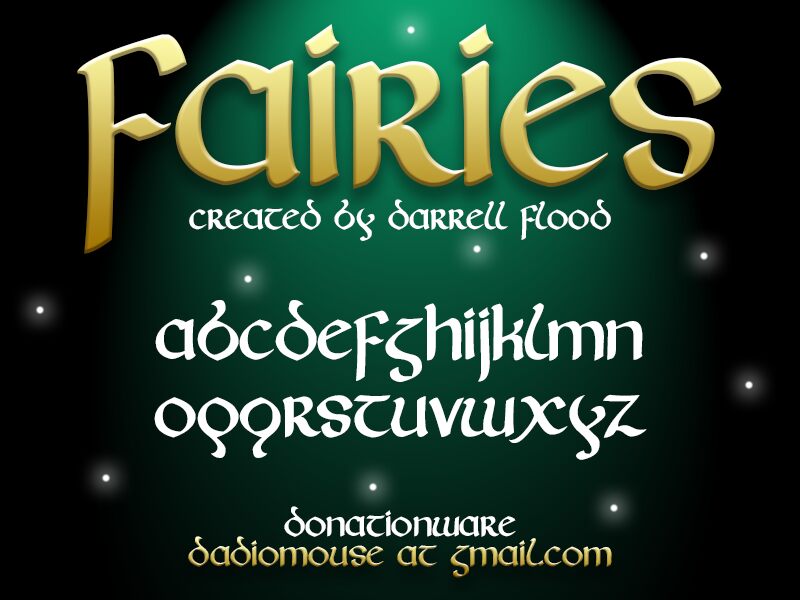 Fairies Schriftart