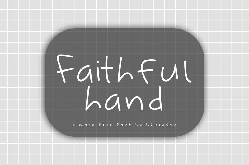 Faithful Hand Font