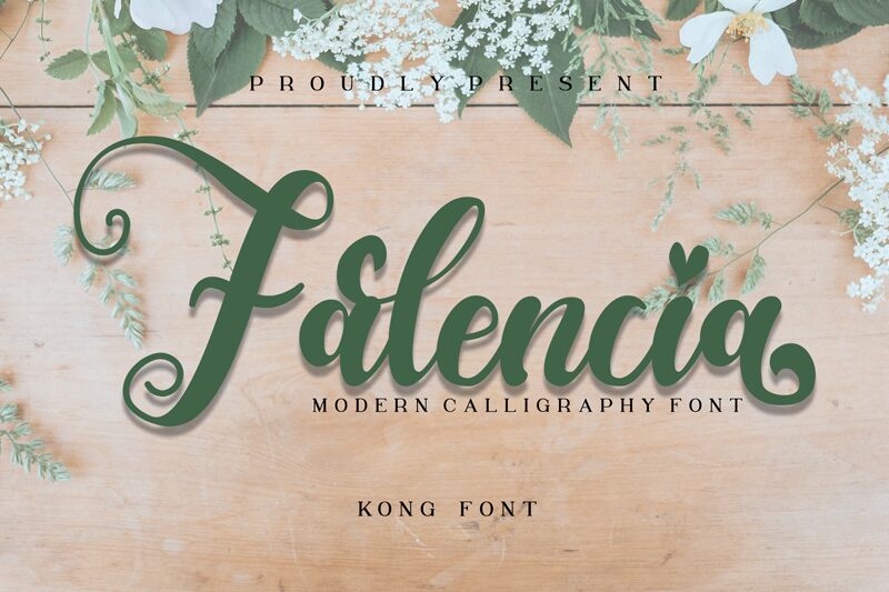 Falencia Schriftart