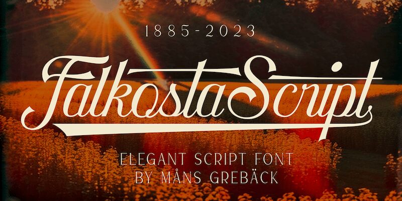 Falkosta Script Carattere