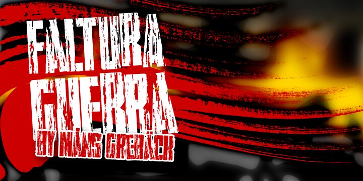 Faltura Guerra Schriftart