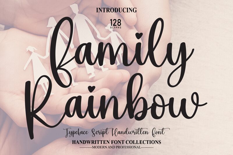 Family Rainbow Carattere