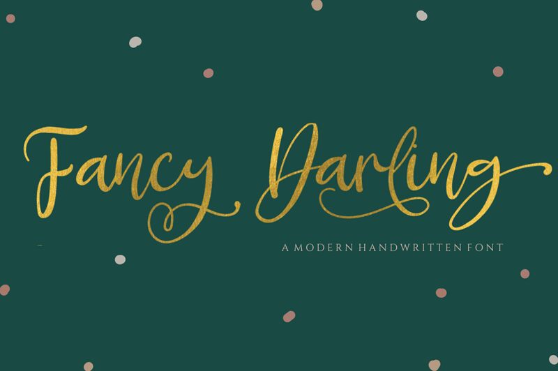 Fancy Darling Czcionka