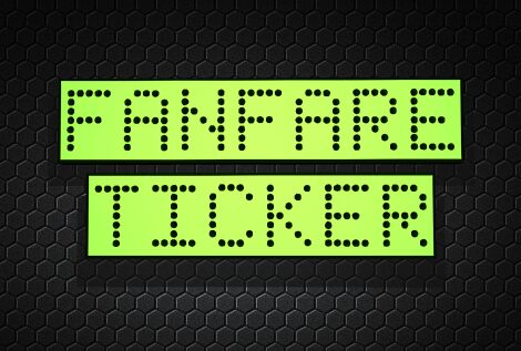 Fanfare Ticker Font