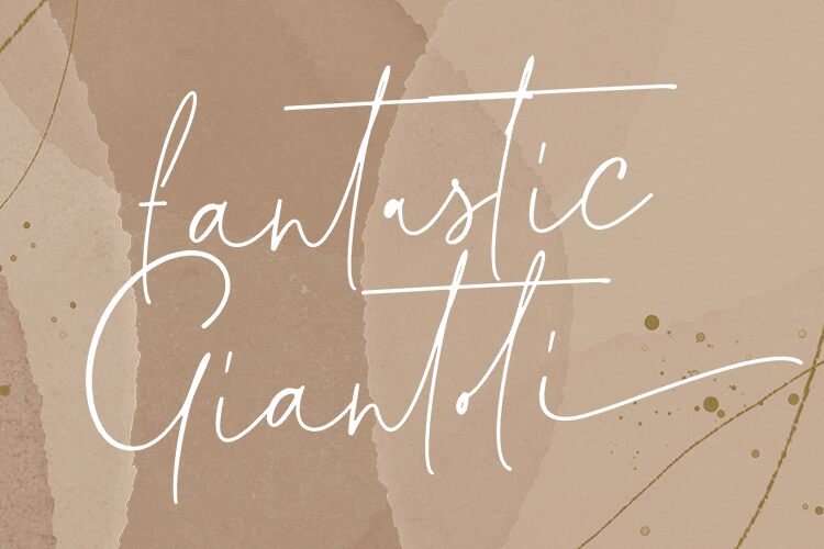 Fantastic Giantoli Schriftart