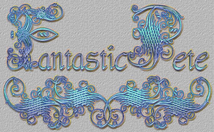 Fantastic Pete Czcionka