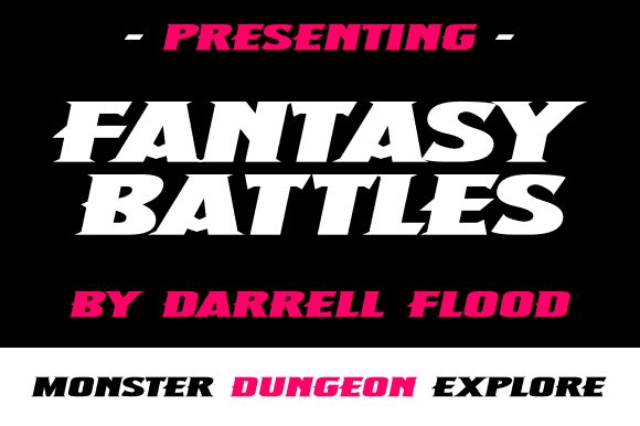 Fantasy Battles Шрифт