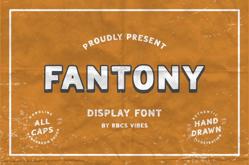 FANTONY Czcionka