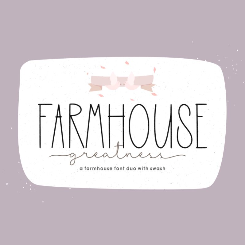 Farmhouse Greatness Script Carattere