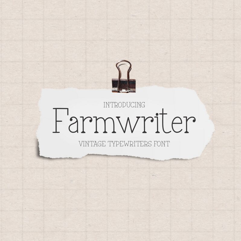 Farmwriter Font