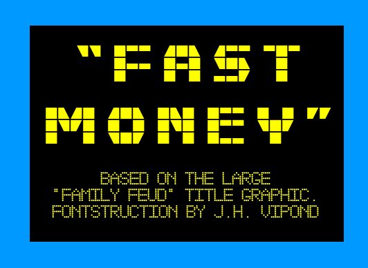 Fast Money Шрифт