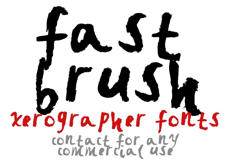 FastBrush Schriftart