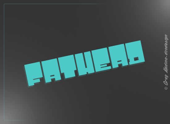 Fathead Czcionka