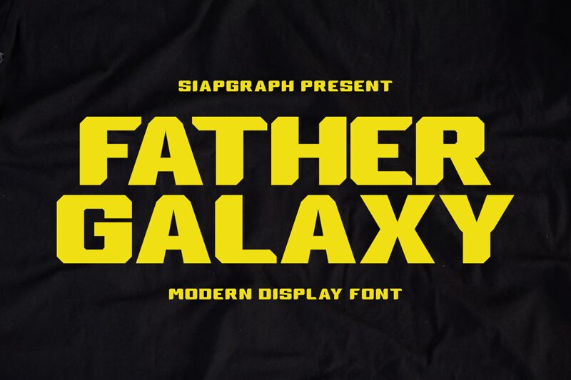 Father Galaxy Regular — Font presentation