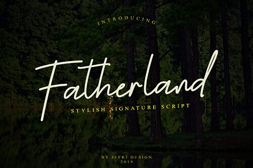 Fatherland Schriftart