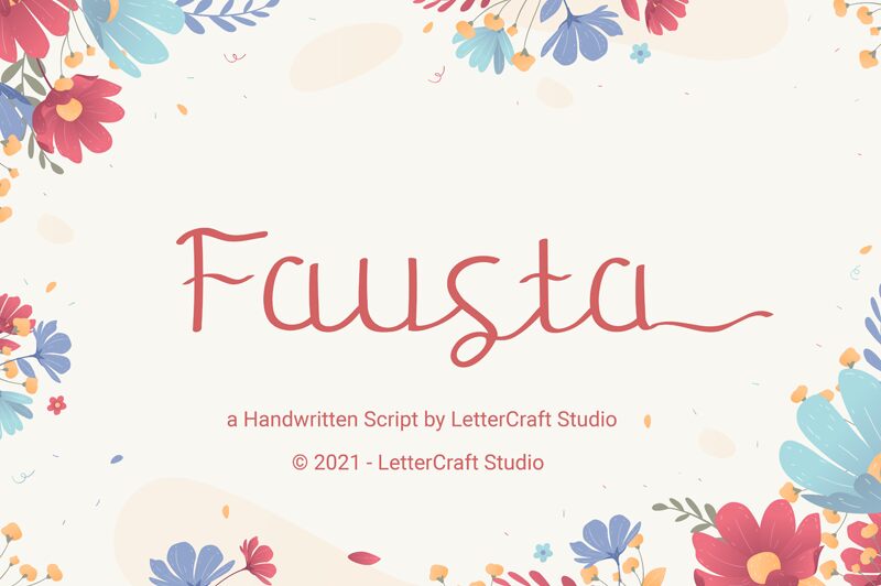 Fausta Script Carattere