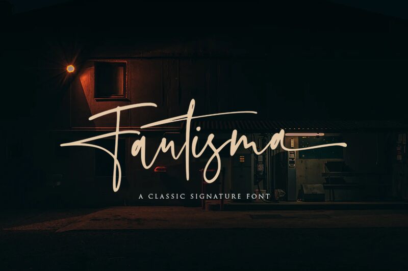 Fautisma Schriftart