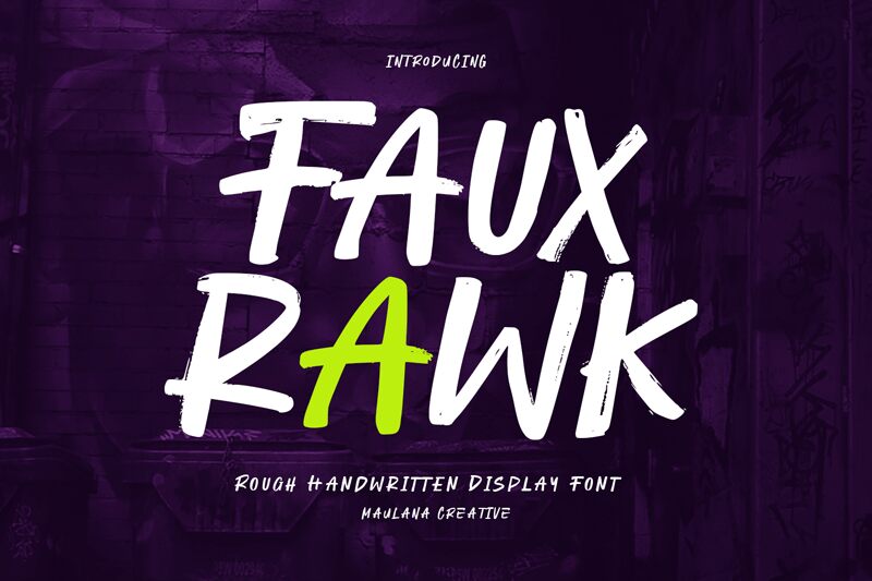 Fauxrawk Carattere