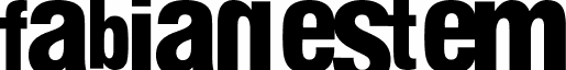 Preview of the fabianestem Normal font