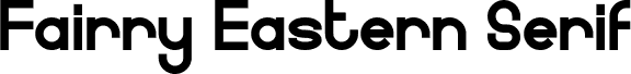 Fairry Eastern Demo Serif Bold