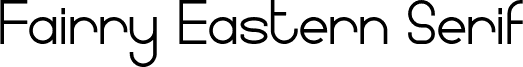 Fairry Eastern Demo Serif