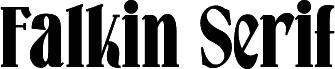 Falkin Serif Bold PERSONAL
