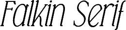 Falkin Serif Italic PERSONAL
