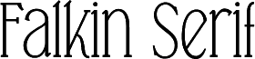 Falkin Serif PERSONAL