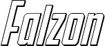 Falzon Outline Italic