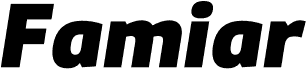 Famiar PERSONAL USE ONLY Black Italic