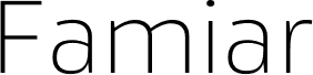 Famiar PERSONAL USE ONLY ExtraLight