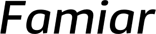 Famiar PERSONAL USE ONLY Medium Italic
