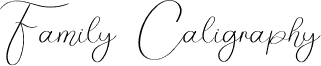Family Caligraphy шрифт