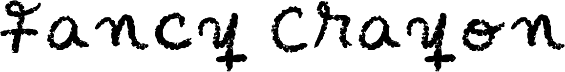Fancy Crayon Regular font
