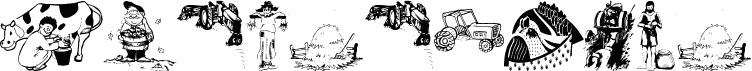 Preview of the FarmersLife font