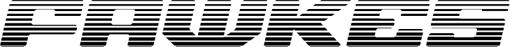 Fawkes Gradient Italic