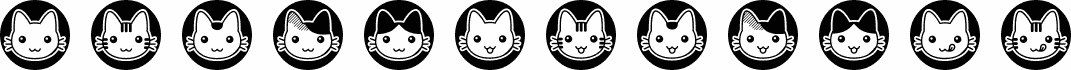 Preview of the fb_nyan font