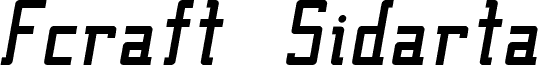 Fcraft Sidarta Italic