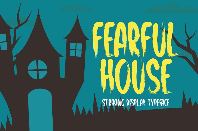 Fearful House Schriftart