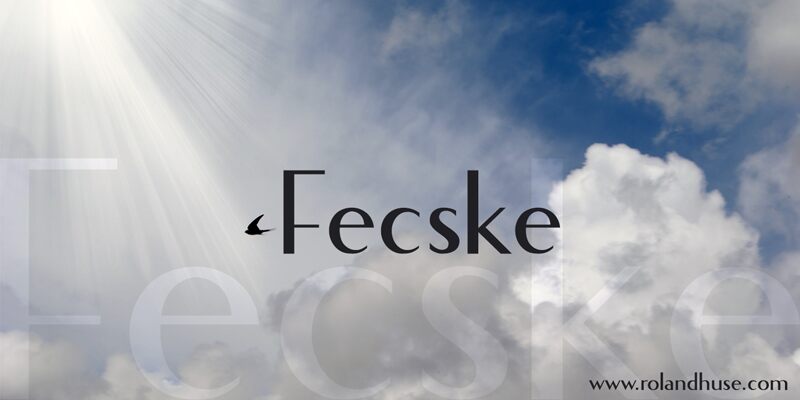 Fecske Schriftart