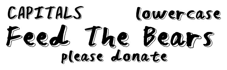 Feed The Bears Шрифт