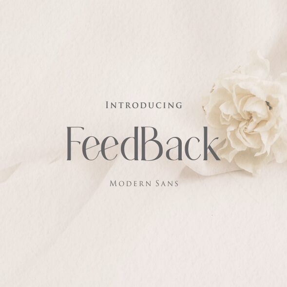 FeedBack Schriftart