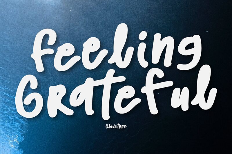 Feeling Grateful Schriftart