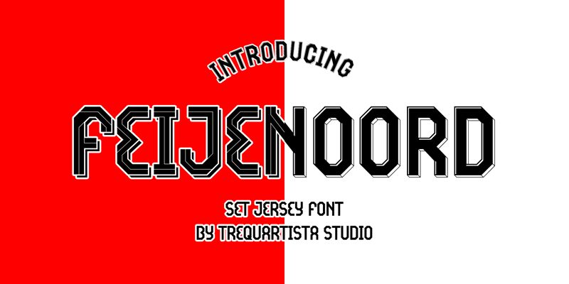 Feijenoord Personal Use — Font presentation