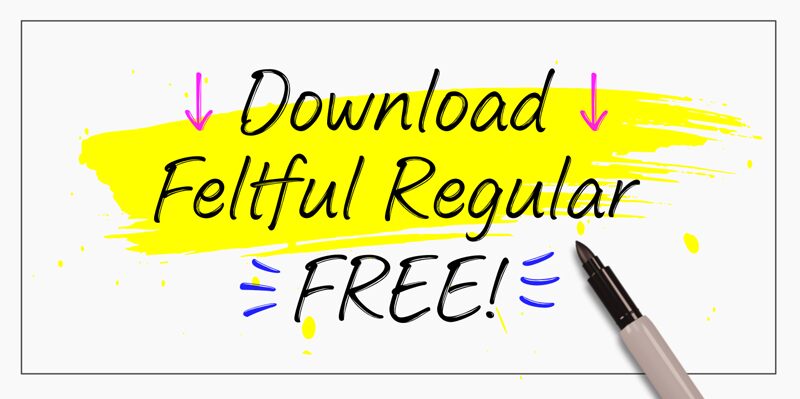 Feltful Schriftart