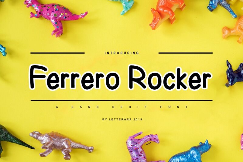 Ferrero Rocker Schriftart