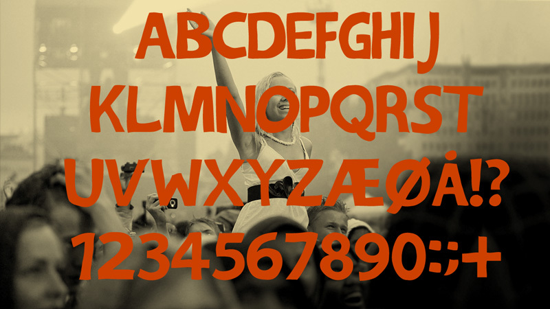 Festival Jomfruer Schriftart